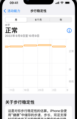 三台iPhone手机维修如何在iPhone开启'步行稳定性通知'