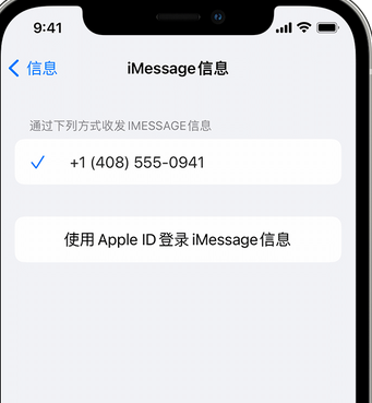 三台apple维修iPhone上无法正常发送iMessage信息 