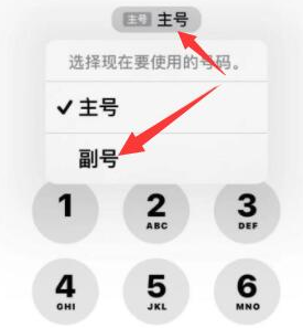 三台苹果14维修店分享iPhone 14 Pro Max使用副卡打电话的方法 